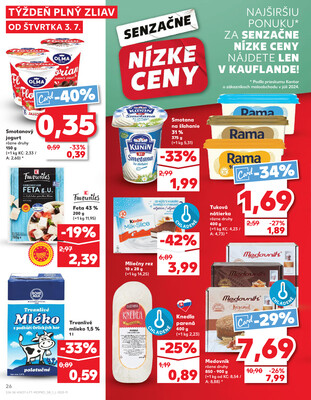 Kaufland 3.7. - 9.7. - Kaufland Poprad - Jiřího Wolkera