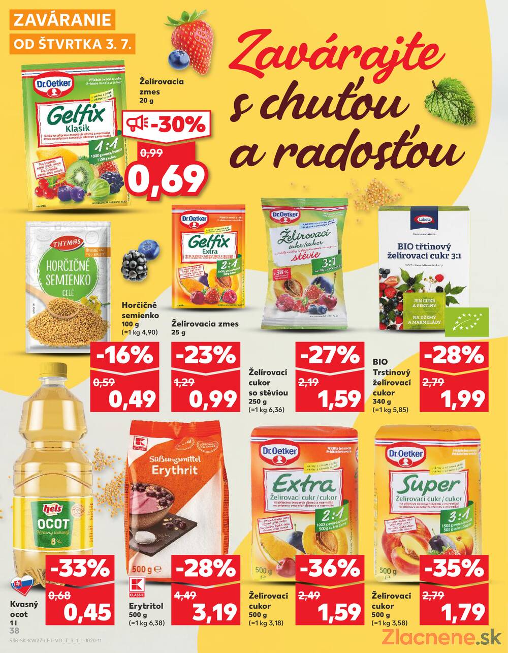 Leták Kaufland - Kaufland 3.7. - 9.7. - Kaufland Dunajská Streda - strana 38