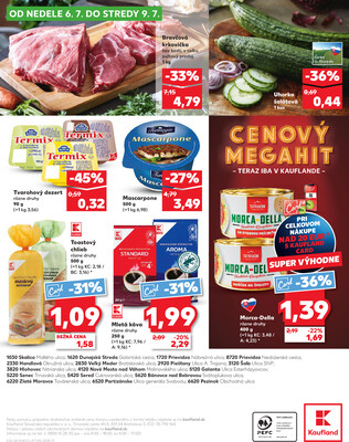 Kaufland 3.7. - 9.7. - Kaufland Sereď
