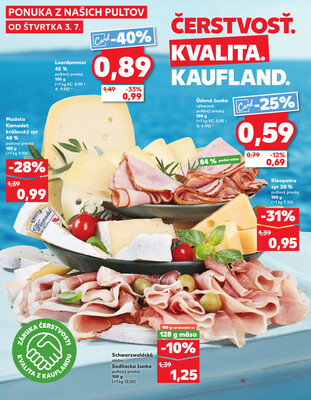Kaufland 3.7. - 9.7. - Kaufland Zlaté Moravce