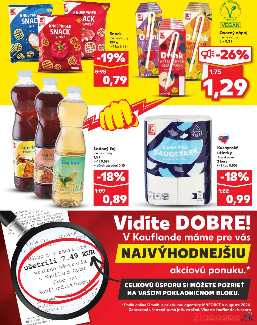 Leták Kaufland - Kaufland 3.7. - 9.7. - Kaufland Topoľčany-Krušovce - strana 31