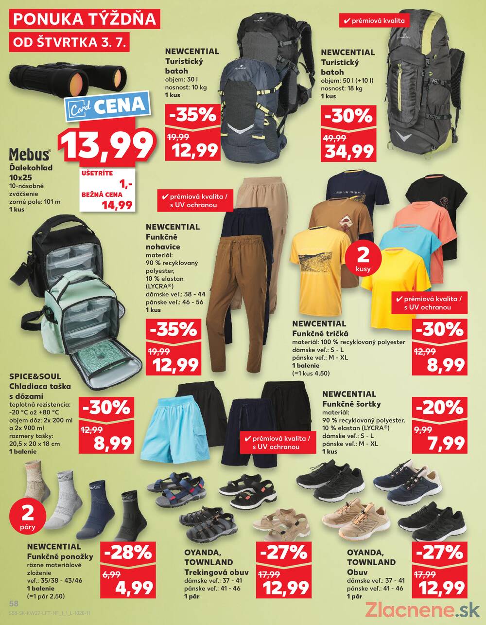 Leták Kaufland - Kaufland 3.7. - 9.7. - Kaufland Topoľčany-Krušovce - strana 58