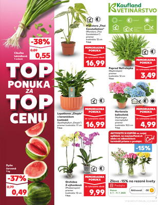 Kaufland 3.7. - 9.7. - Kaufland Topoľčany-Krušovce
