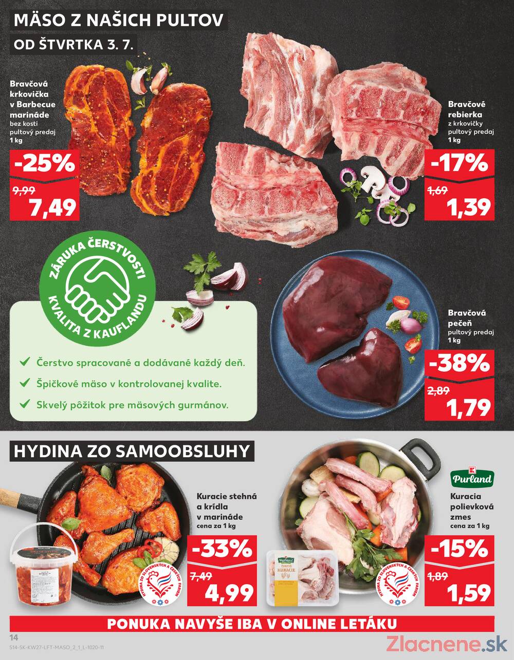Leták Kaufland - Kaufland 3.7. - 9.7. - Kaufland Prešov - Ľubotice - strana 14