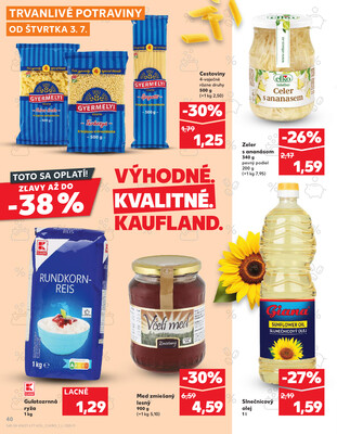 Kaufland 3.7. - 9.7. - Kaufland Prešov - Ľubotice