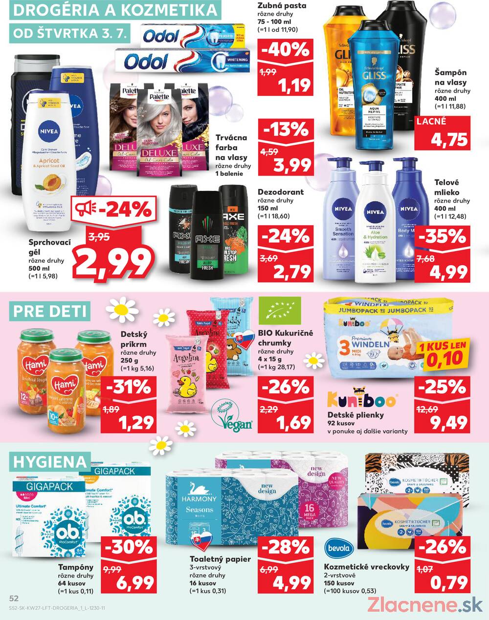 Leták Kaufland - Kaufland 3.7. - 9.7. - Kaufland Nové Zámky - strana 52