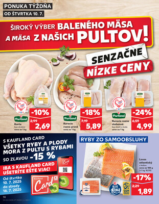 Kaufland 10.7. - 16.7. - Kaufland Bardejov
