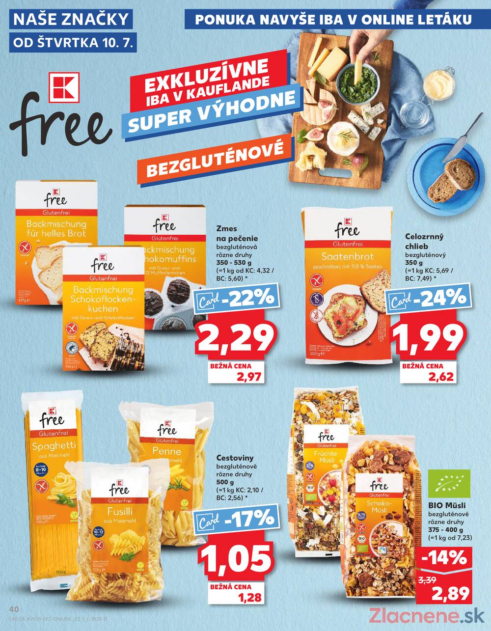 Leták Kaufland - Kaufland 10.7. - 16.7. - Kaufland Michalovce (Humenská cesta) - strana 40