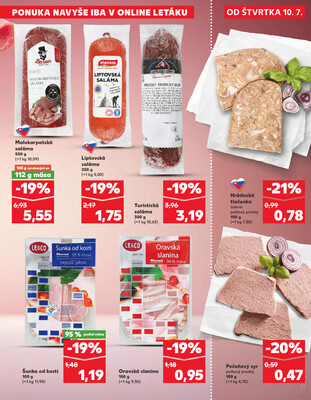 Kaufland 10.7. - 16.7. - Kaufland Hlohovec