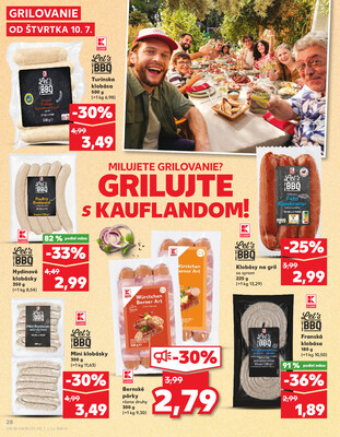 Kaufland 10.7. - 16.7. - Kaufland Hlohovec