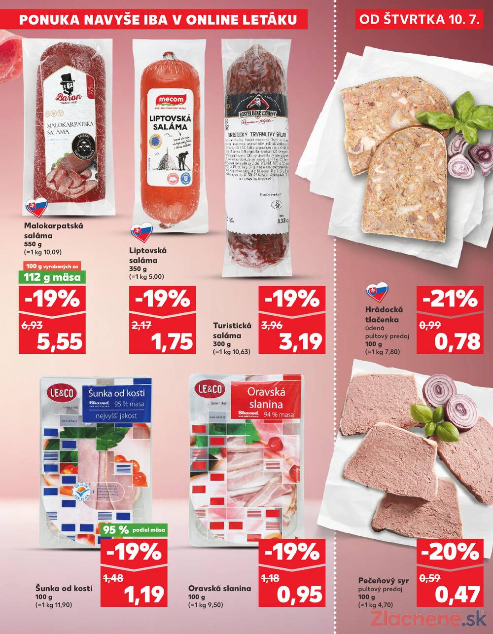 Leták Kaufland - Kaufland 10.7. - 16.7. - Kaufland Prievidza (Necpaly) - strana 21