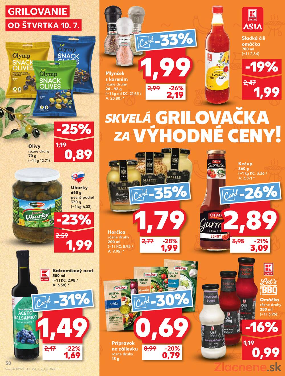 Leták Kaufland - Kaufland 10.7. - 16.7. - Kaufland Prievidza (Necpaly) - strana 30
