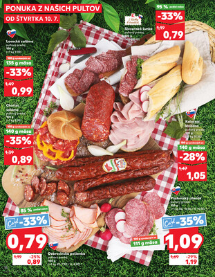 Kaufland 10.7. - 16.7. - Bratislava-Patrónka