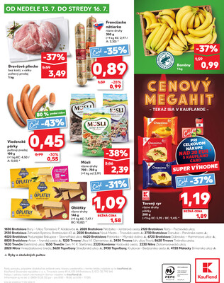 Kaufland 10.7. - 16.7. - Bratislava-Patrónka