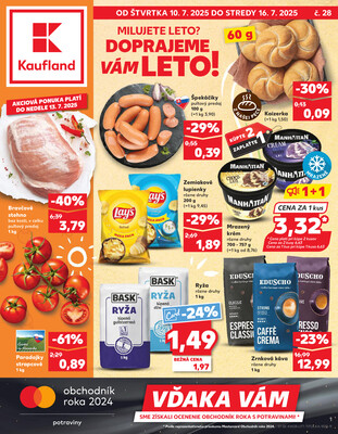 Leták Kaufland 10.7. - 16.7. - Kaufland Malacky