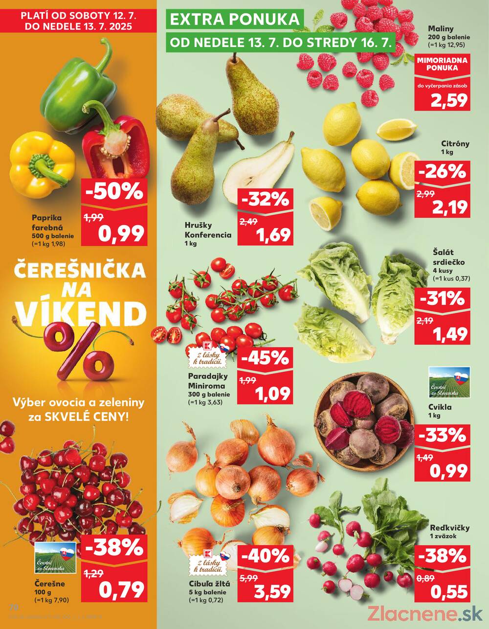 Leták Kaufland - Kaufland 10.7. - 16.7. - Kaufland Prešov - Sídlisko 3 - strana 70