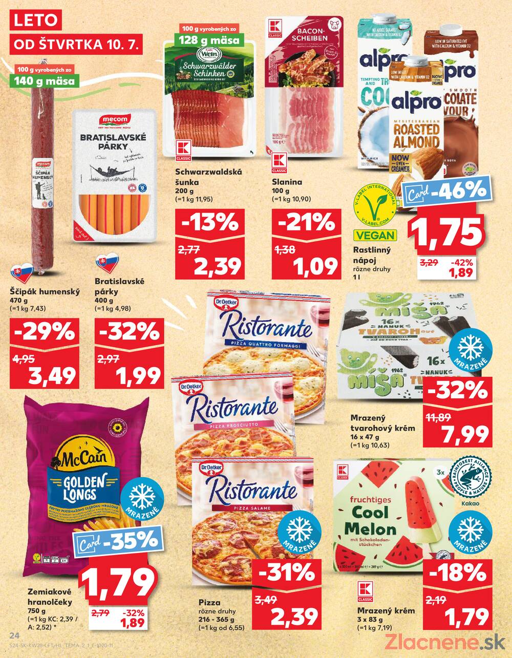 Leták Kaufland - Kaufland 10.7. - 16.7. - Kaufland Skalica - Mallého - strana 24