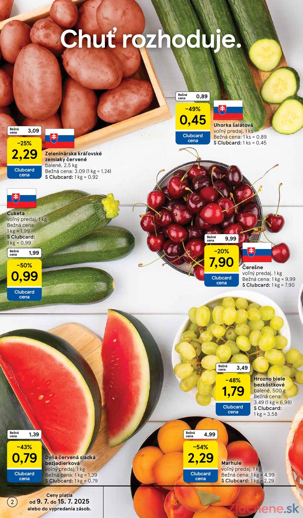 Leták Tesco - Tesco malé hypermarkety od 9.7. do 15.7.2025 - strana 2 Leták Tesco - Tesco malé hypermarkety od 9.7. do 15.7.2025 - strana 2
