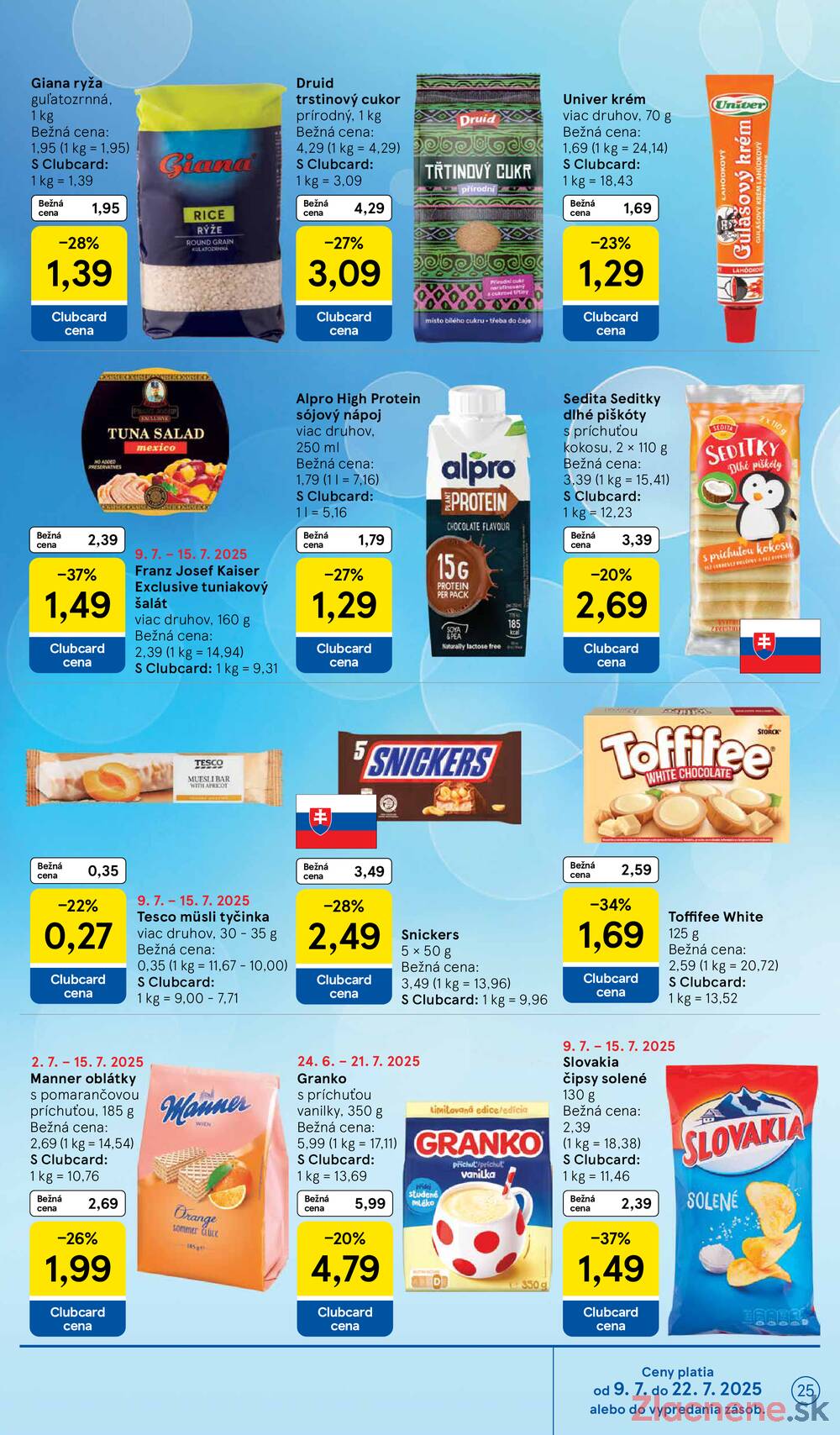 Leták Tesco - Tesco malé hypermarkety od 9.7. do 15.7.2025 - strana 25 Leták Tesco - Tesco malé hypermarkety od 9.7. do 15.7.2025 - strana 25