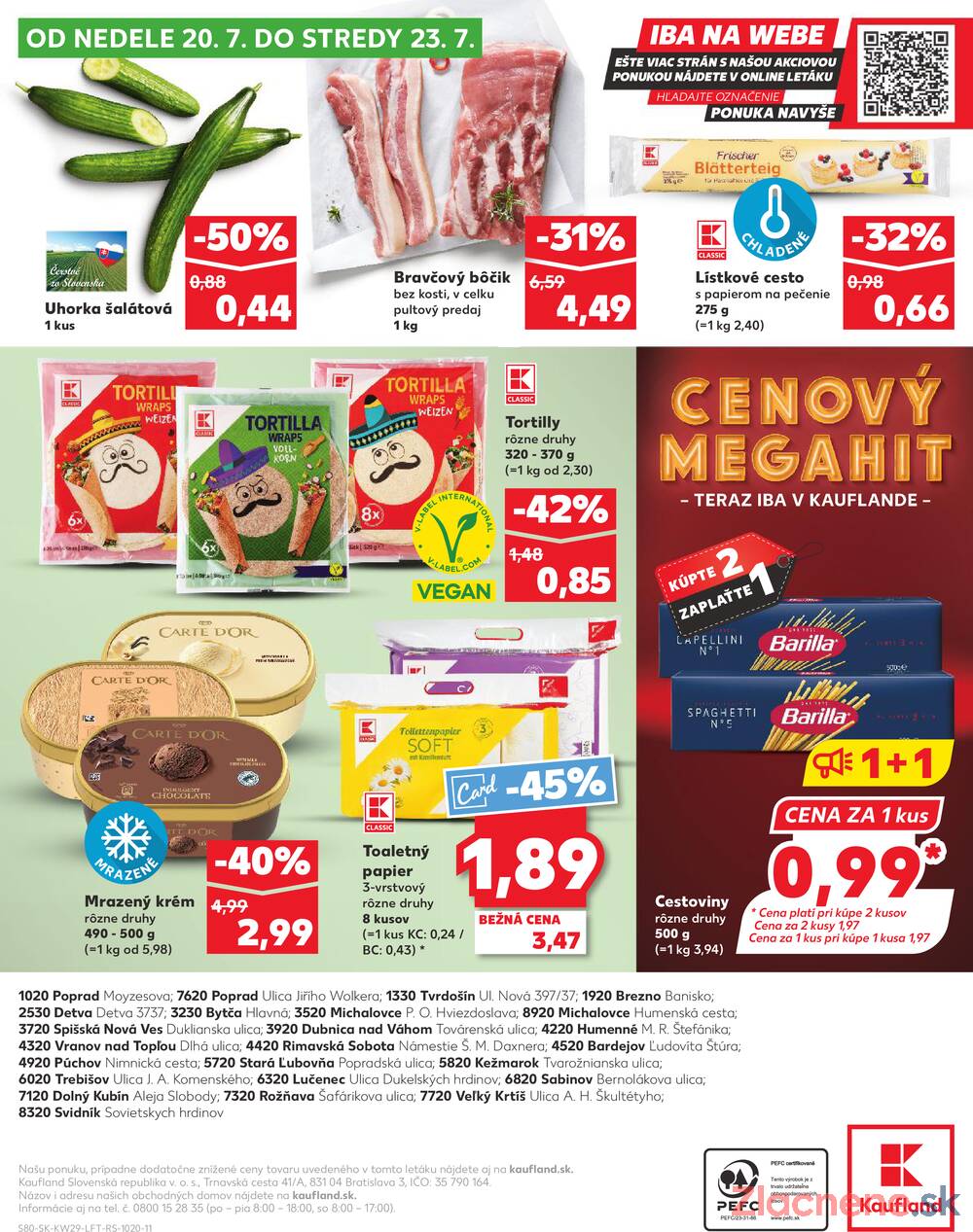 Leták Kaufland - Kaufland 17.7. - 23.7. - Kaufland Bardejov - strana 80 Leták Kaufland - Kaufland 17.7. - 23.7. - Kaufland Bardejov - strana 80