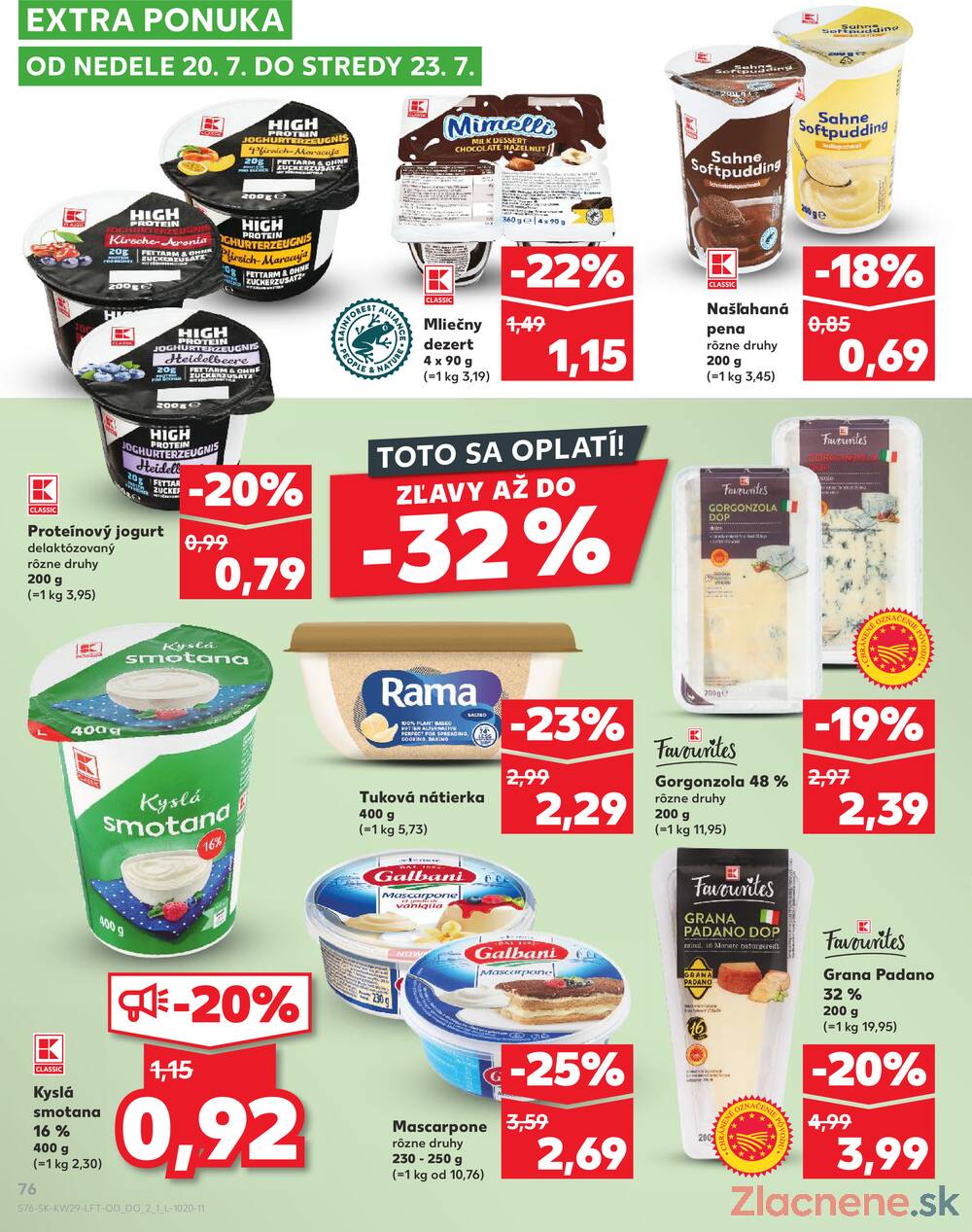 Leták Kaufland - Kaufland 17.7. - 23.7. - Kaufland Poprad - Jiřího Wolkera - strana 76