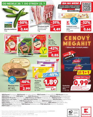 Kaufland 17.7. - 23.7. - Kaufland Poprad - Jiřího Wolkera