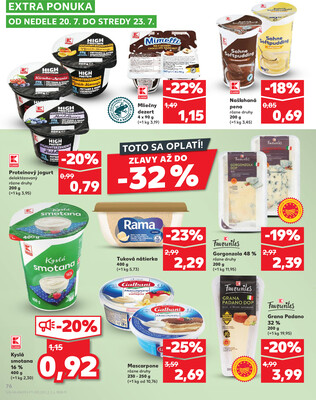 Kaufland 17.7. - 23.7. - Kaufland Svidník