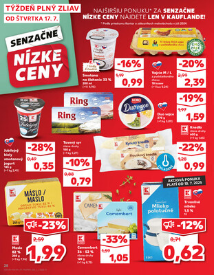 Kaufland 17.7. - 23.7. - Kaufland Handlová - Okružná ul.