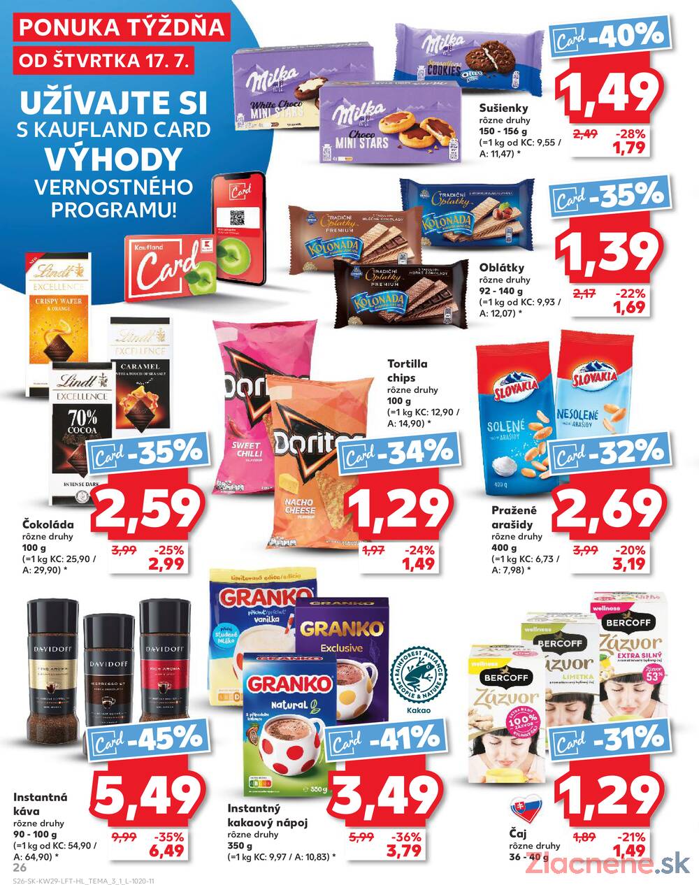 Leták Kaufland - Kaufland 17.7. - 23.7. - Kaufland Piešťany - strana 26