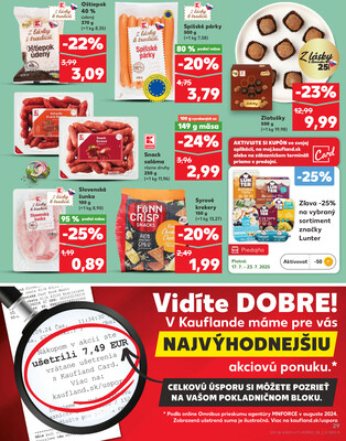 Kaufland 17.7. - 23.7. - Kaufland Nové Mesto nad Váhom