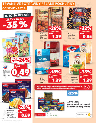 Kaufland 17.7. - 23.7. - Kaufland Nové Mesto nad Váhom