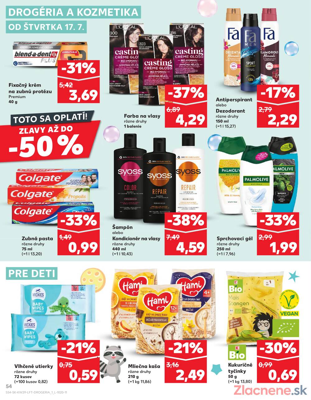 Leták Kaufland - Kaufland 17.7. - 23.7. - Kaufland Bratislava - Bory - strana 54