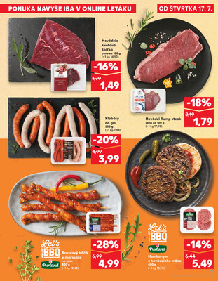 Kaufland 17.7. - 23.7. - Kaufland Komárno
