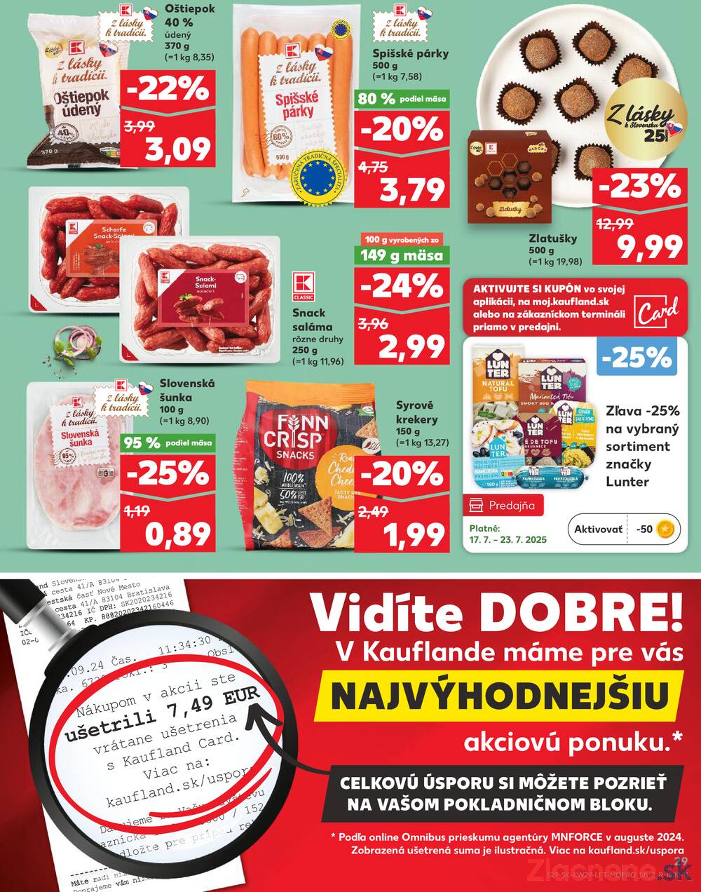 Leták Kaufland - Kaufland 17.7. - 23.7. - Kaufland Topoľčany - strana 29