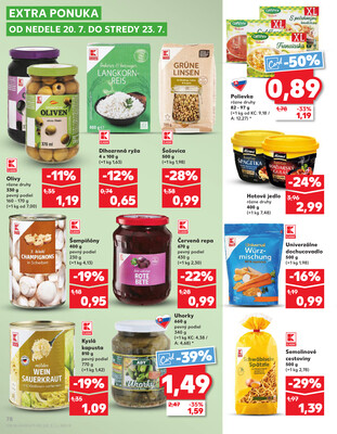 Kaufland 17.7. - 23.7. - Kaufland Bratislava - Avion (Ivanská cesta)