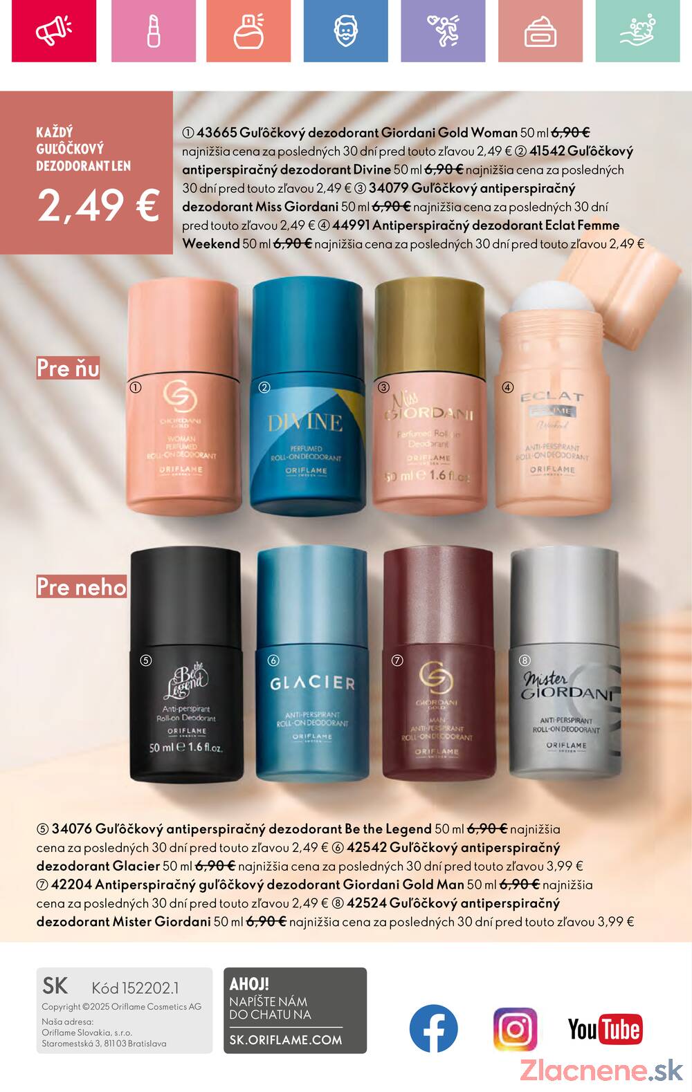 Leták Oriflame - Oriflame do 26.7. - strana 164 Leták Oriflame - Oriflame do 26.7. - strana 164