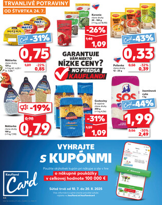 Kaufland 24.7. - 30.7. - Kaufland Brezno