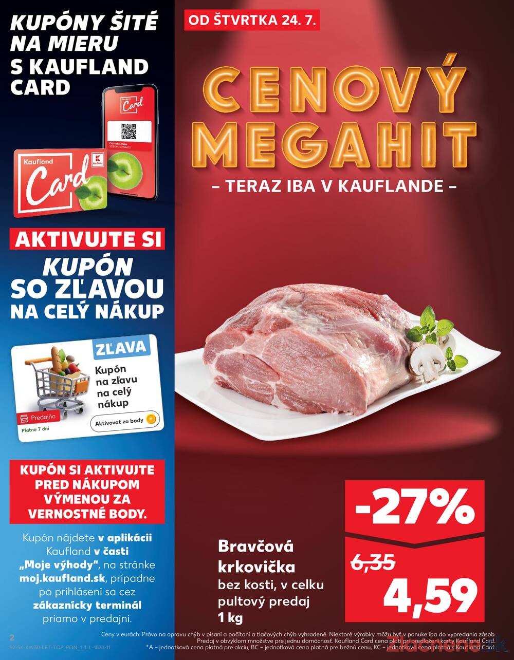 Leták Kaufland - Kaufland 24.7. - 30.7. - Kaufland Humenné - strana 2