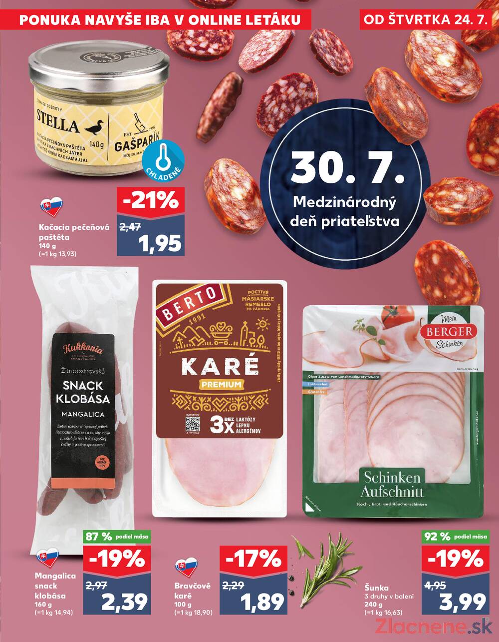 Leták Kaufland - Kaufland 24.7. - 30.7. - Kaufland Púchov - strana 19