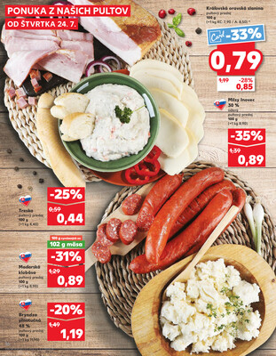 Kaufland 24.7. - 30.7. - Kaufland Púchov