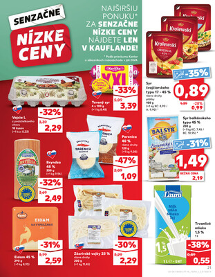 Kaufland 24.7. - 30.7. - Kaufland Púchov