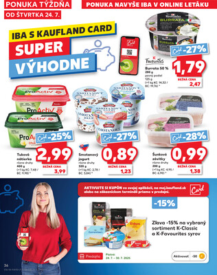 Kaufland 24.7. - 30.7. - Kaufland Sabinov
