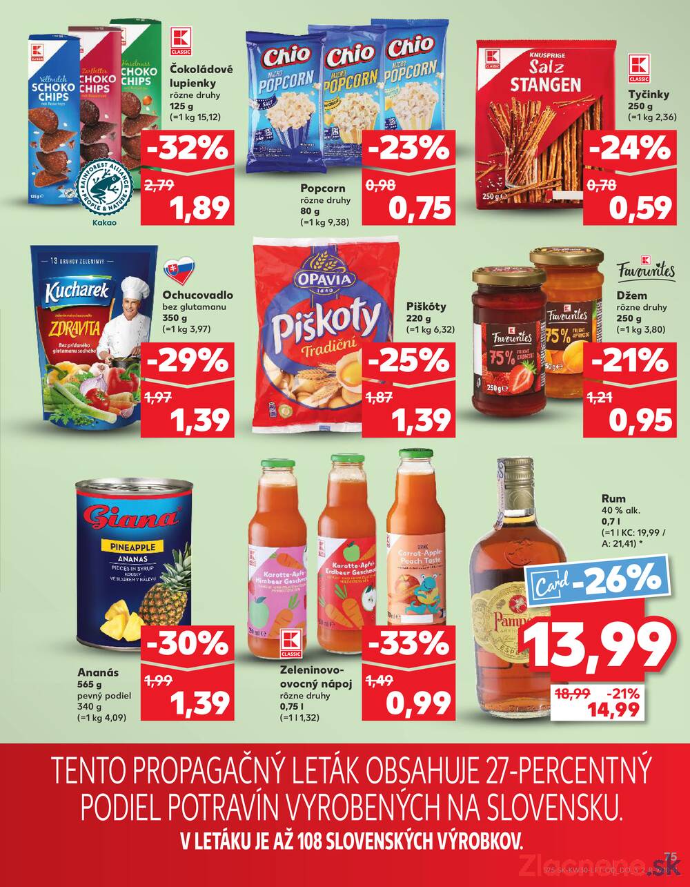 Leták Kaufland - Kaufland 24.7. - 30.7. - Kaufland (A. H. Škultétyho, Veľký Krtíš) - strana 75