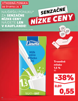 Kaufland 24.7. - 30.7. - Kaufland (A. H. Škultétyho, Veľký Krtíš)