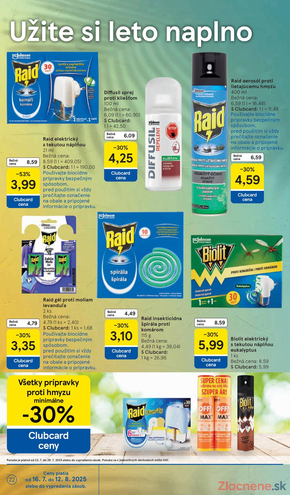 Leták Tesco - Tesco supermarkety od 23.7. do 29.7.2025 - strana 22 Leták Tesco - Tesco supermarkety od 23.7. do 29.7.2025 - strana 22