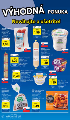 Tesco supermarkety od 23.7. do 29.7.2025