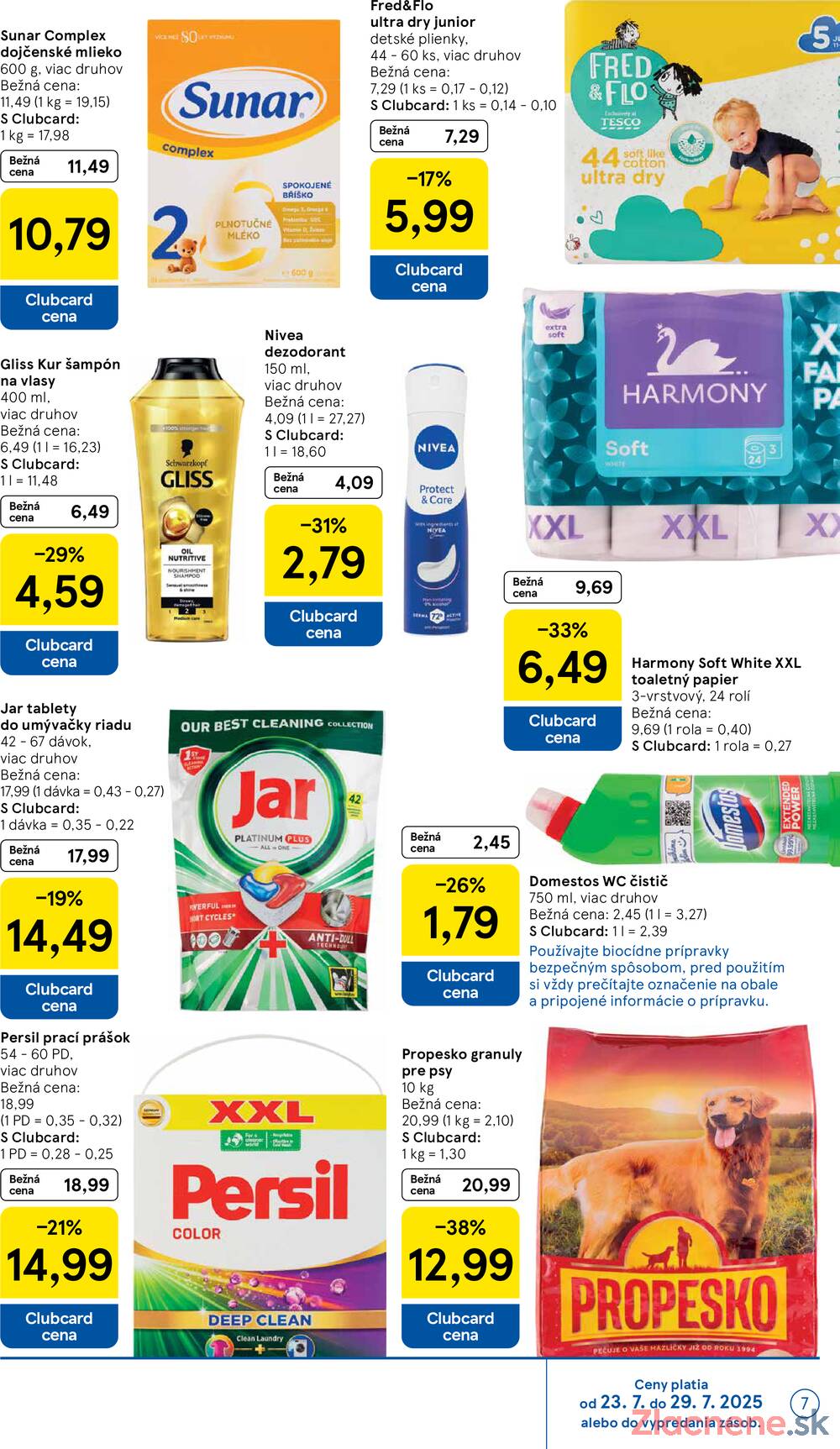Leták Tesco - Tesco malé hypermarkety od 23.7. do 29.7.2025 - strana 7 Leták Tesco - Tesco malé hypermarkety od 23.7. do 29.7.2025 - strana 7