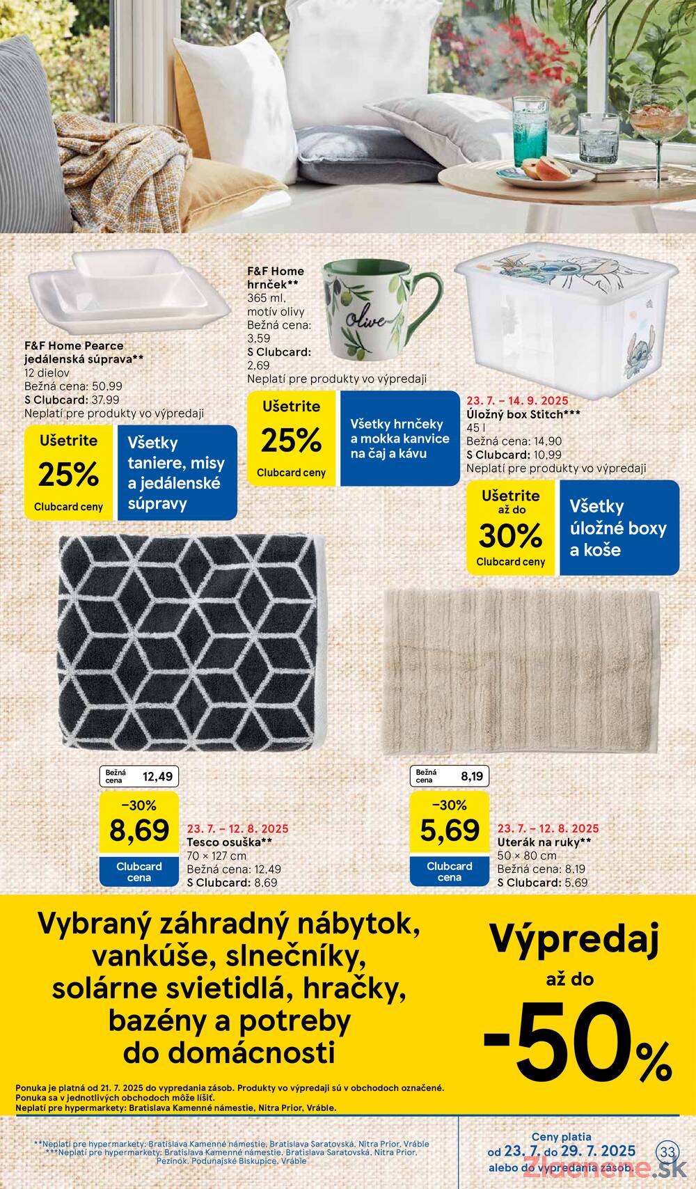 Leták Tesco - Tesco malé hypermarkety od 23.7. do 29.7.2025 - strana 33 Leták Tesco - Tesco malé hypermarkety od 23.7. do 29.7.2025 - strana 33