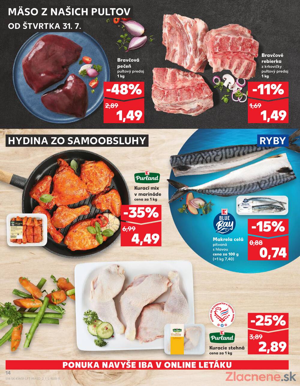 Leták Kaufland - Kaufland 31.7. - 6.8. - Kaufland Púchov - strana 14