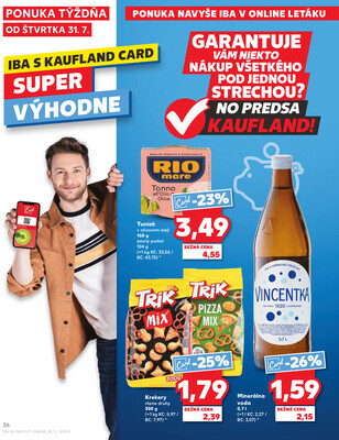 Kaufland 31.7. - 6.8. - Kaufland Púchov